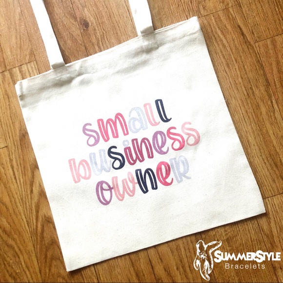 Small Business Owner Classic Canvas Tote Bag - Picture 3 of 5